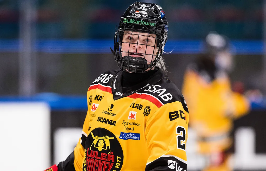 Astrid Lindeberg sköt segermålet för Luleå.