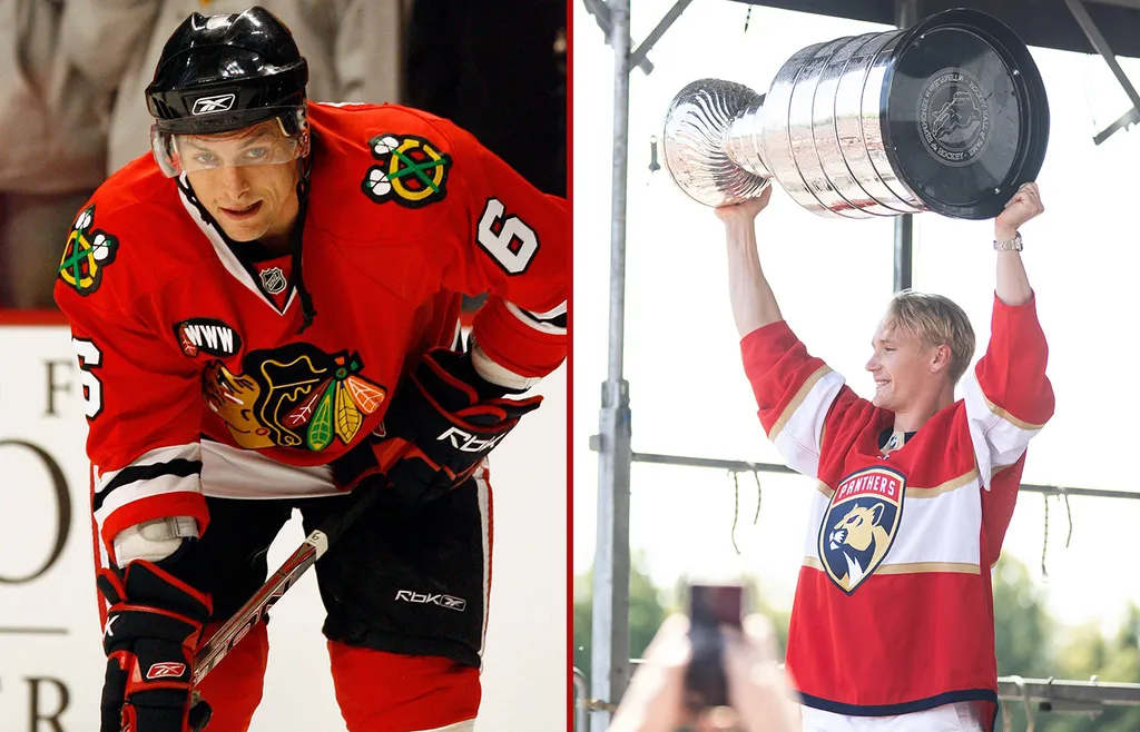 Magnus Johansson och Gustav Forsling - två backgiganter från Linköping.FOTO: Alamy & Bildbyrån