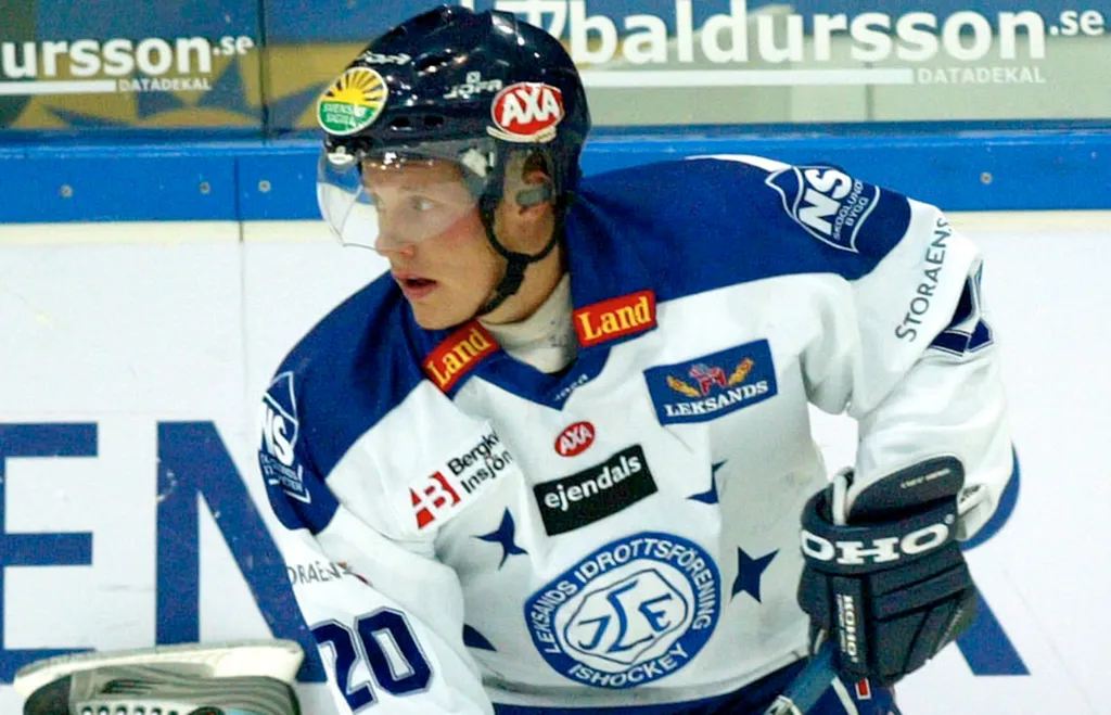 Tobias Holm Karlberg kom att spela strax under 100 matcher i Leksandströjan
