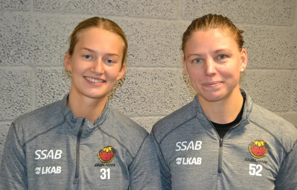 Frida Axell med en av många vänner från tiden i Luleå, Sara Grahn