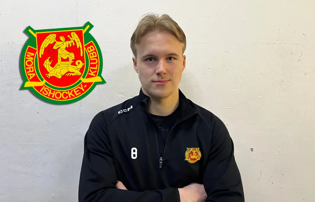 Anton Olsson gått från hockeyskolan till A-laget i moderklubben Mora
