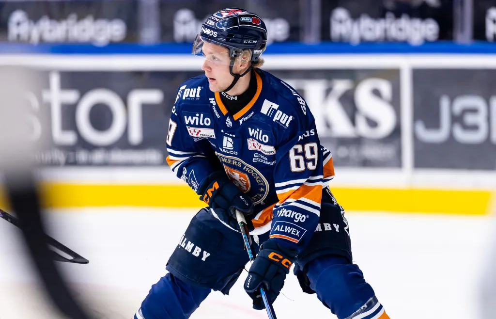Morgan Anderberg är en nyckelspelare för Växjö U20 och har fått chansen i SHL den här säsongen