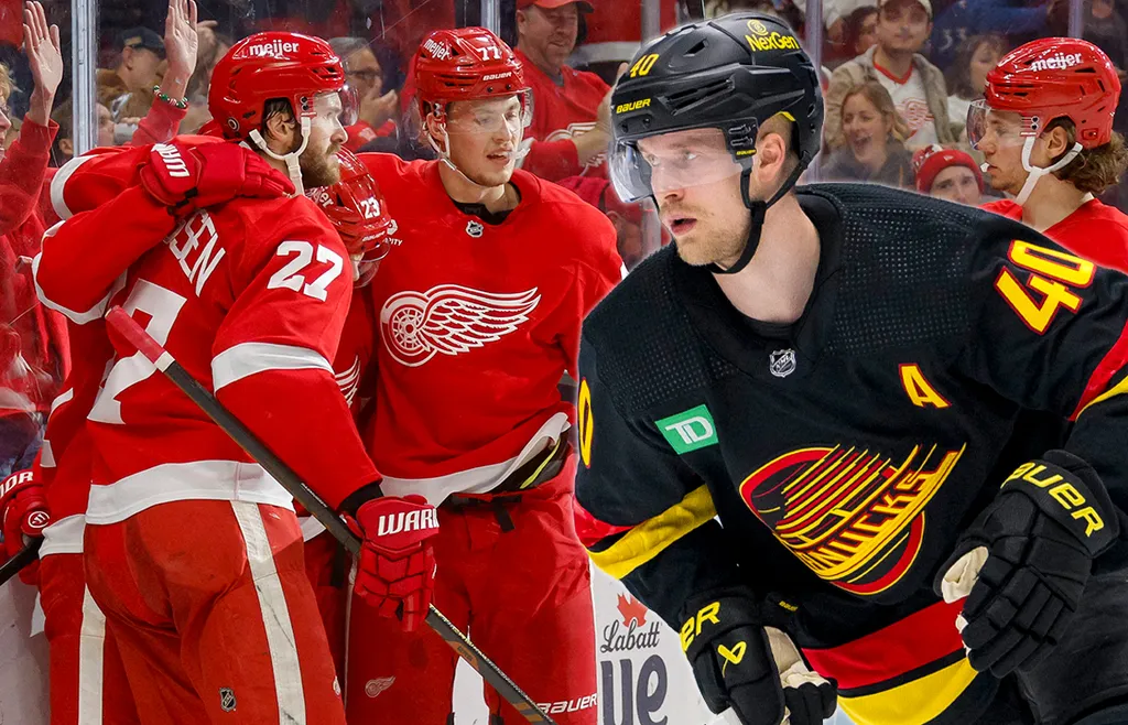 Vad är Detroit villiga att släppa för Elias Pettersson?