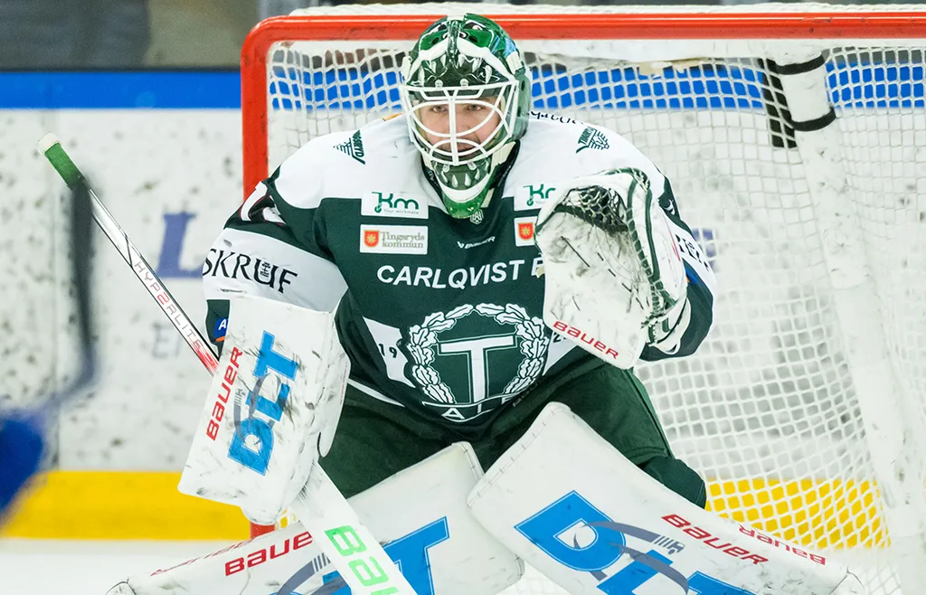 Pontus Eltonius har visat på ett hyfsat stabilt spel mellan stolparna