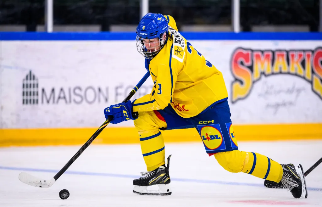 Anton Olsson var under U16- och U17-åren en given back i 06-landslaget