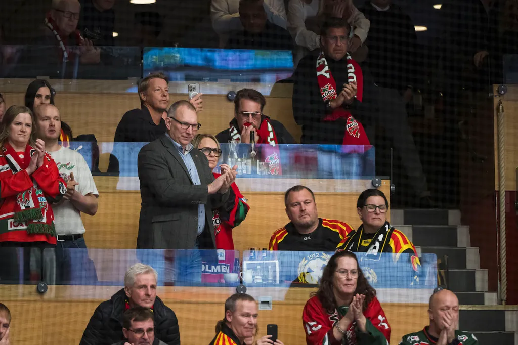 Peter Forsberg i Hägglunds Arena under fjolårets säsong