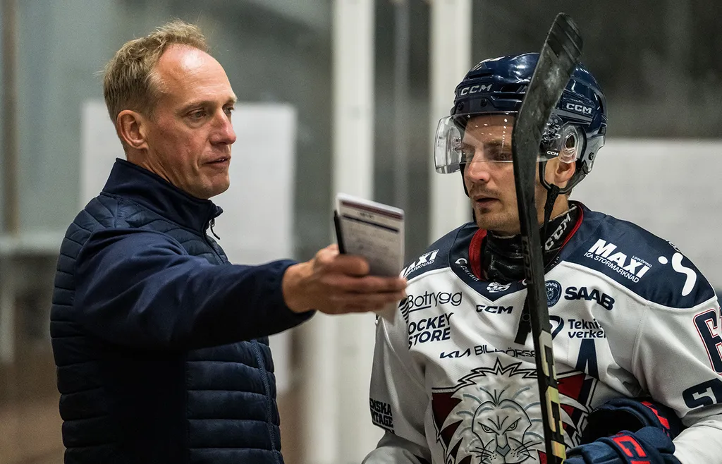 Mikael Håkanson och Markus Ljungh under försäsongen