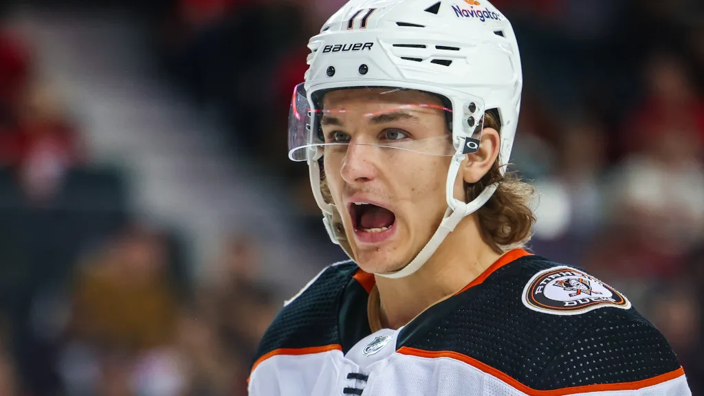 Det har inte lossnat för Trevor Zegras i Anaheim Ducks