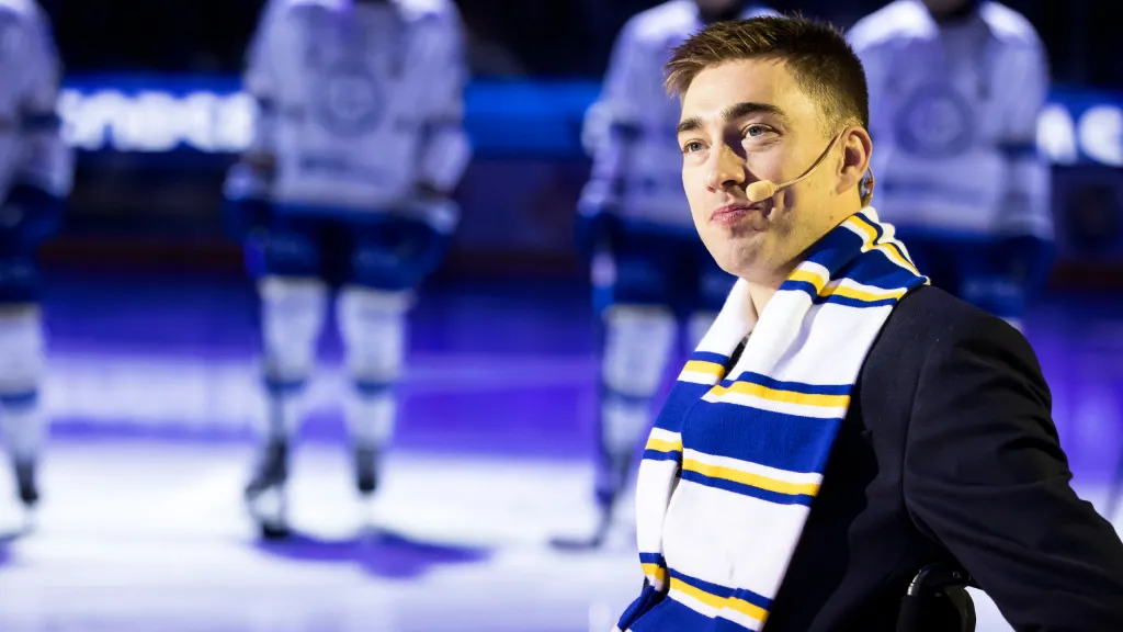 Tobias Forsberg var 2018 med om en olycka som lämnat honom förlamad från bröstet och nedåt