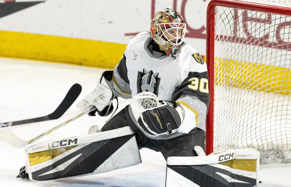 Carl Lindbom stod för en stark debutsäsong i AHL