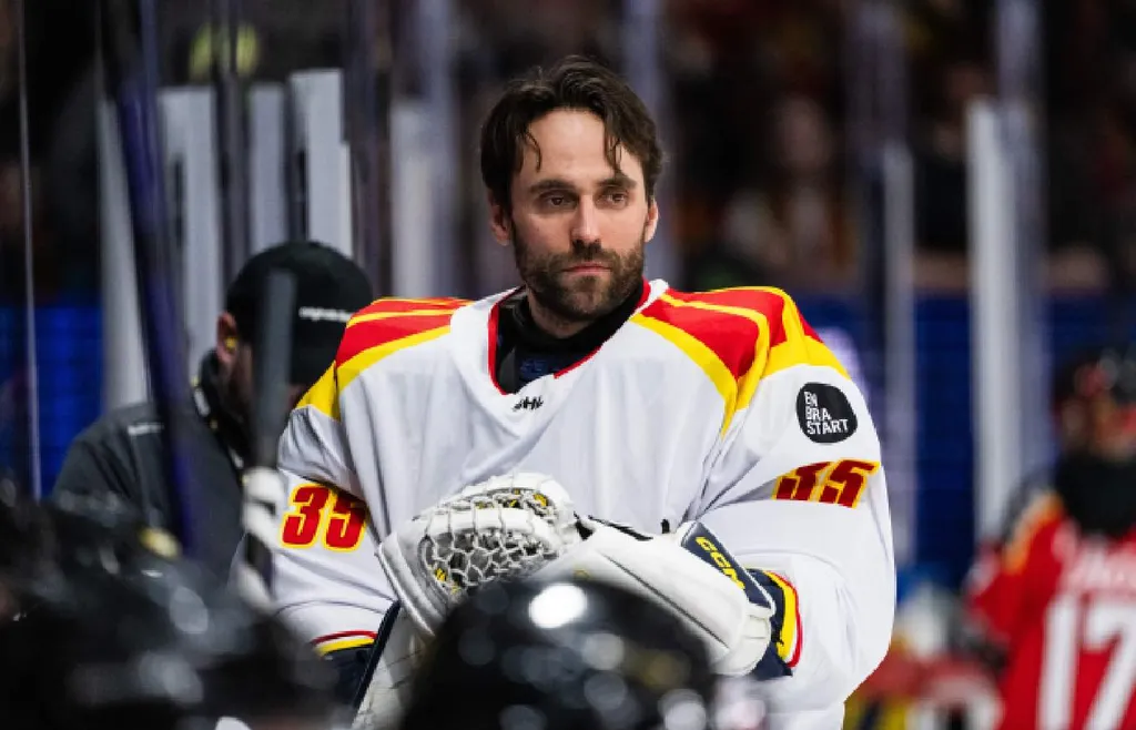 Frans Tuohimaa var backup målvakt i finalserien i SHL för Brynäs i våras