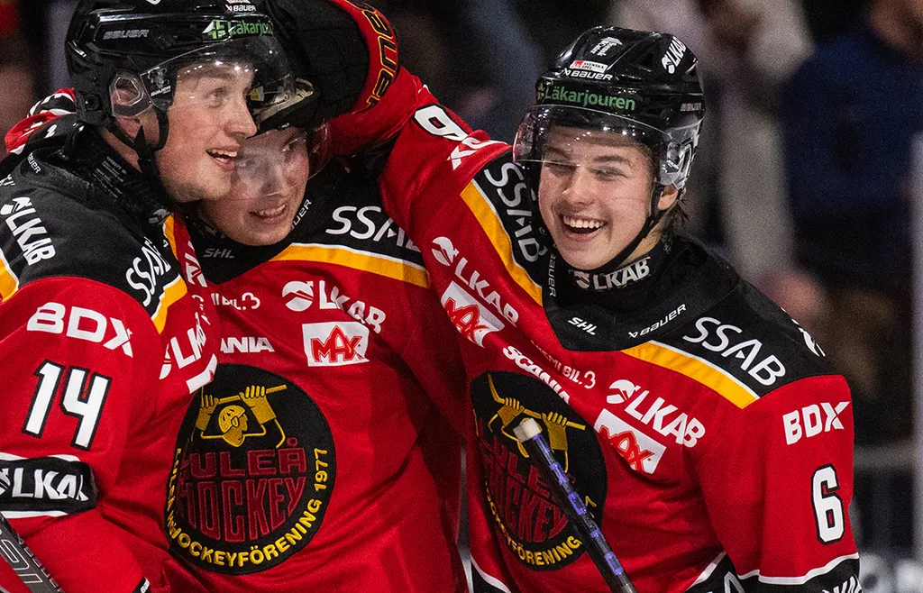 David Granberg och Isac Hedqvist spelar tillsammans i Luleås fjärdekedja