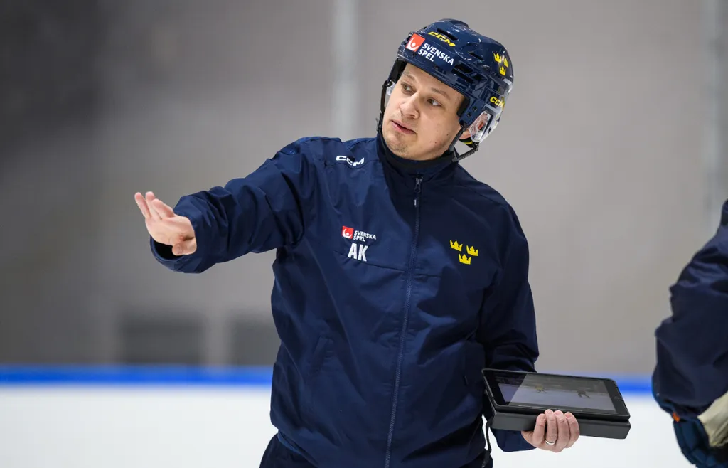 Sveriges förbundskapten Andreas Karlsson