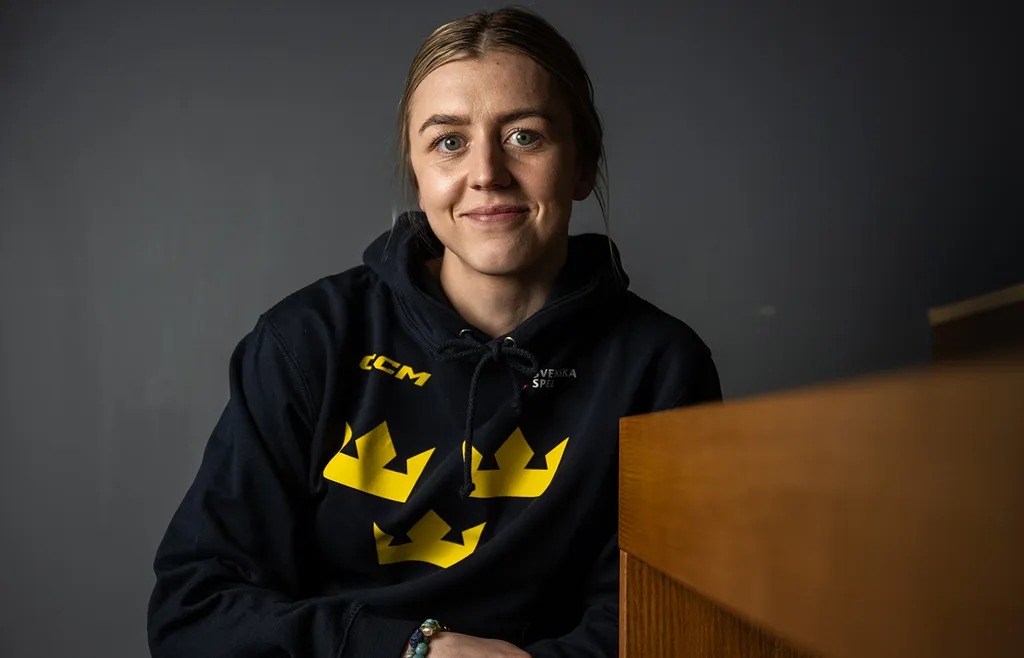 Linnéa Johansson hoppas kunna bidra med sin erfarenhet i HV71. 