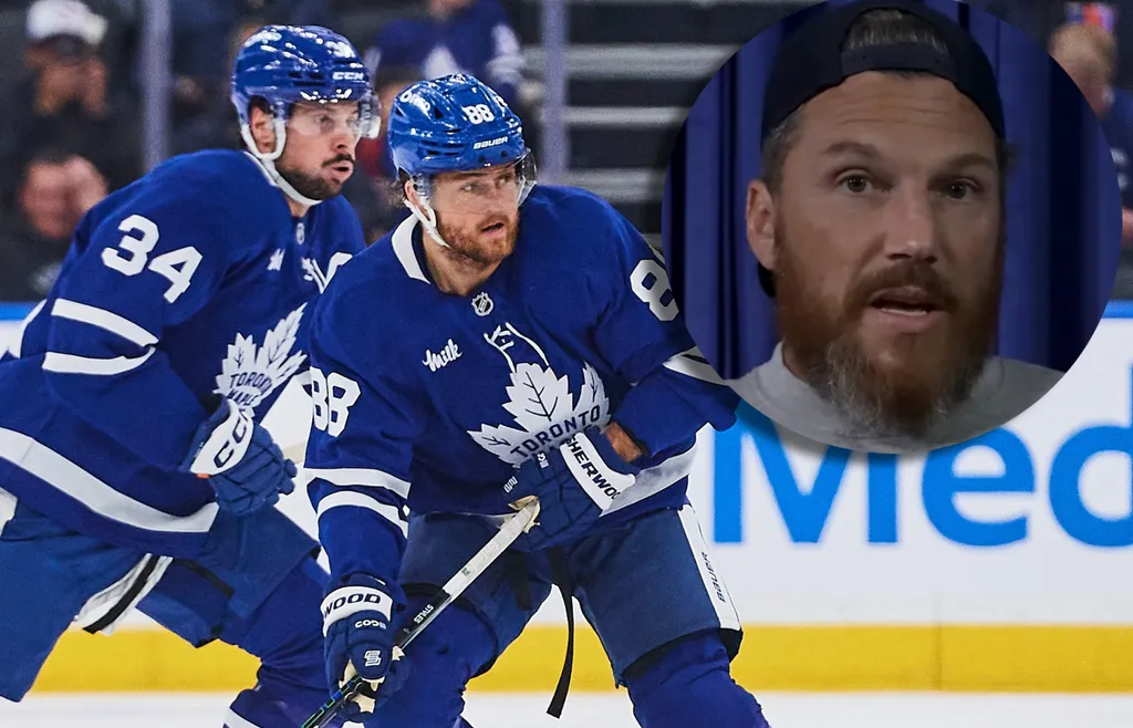 Sean Avery tycker att William Nylander ska vara kapten för Toronto Maple Leafs. Foto: Sammy Kogan/The Canadian Press via AP