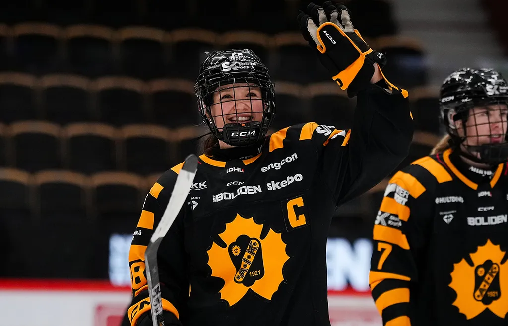 Malou Berggrens Skellefteå kom upp och gjorde en kanonsäsong i SDHL sett till förväntningarna. FOTO: Ola Westerberg/Bildbyrån