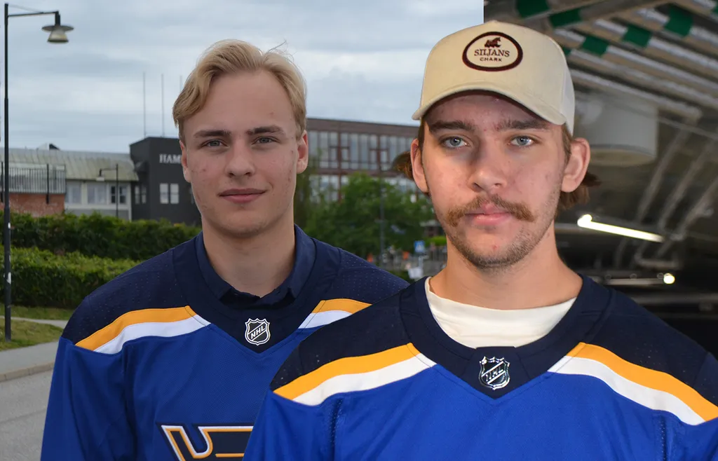 Love Härenstam och Marcus Gidlöf tillhör nu båda St. Louis Blues