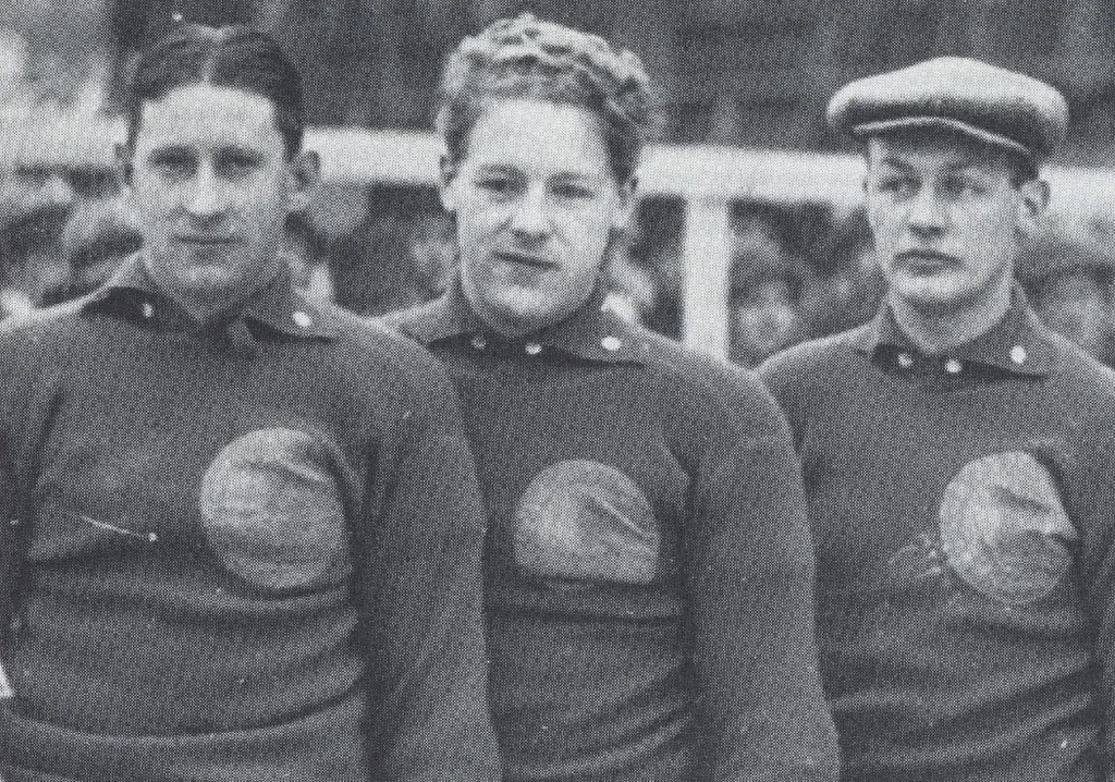 Einar "Tattarn" Lindgren, Wilhelm "Mulle" Petersén och Gustaf "Lulle" Johansson.