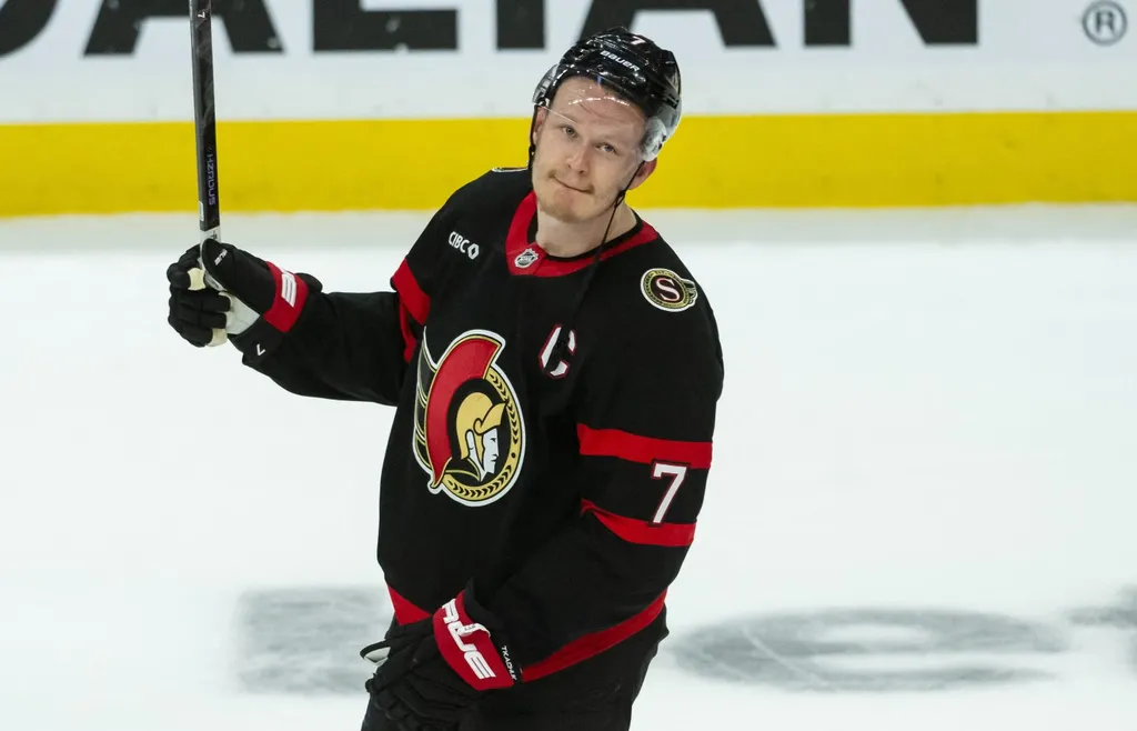 Brady Tkachuk skjuter ned ryktena att han skulle vilja lämna Ottawa Senators.