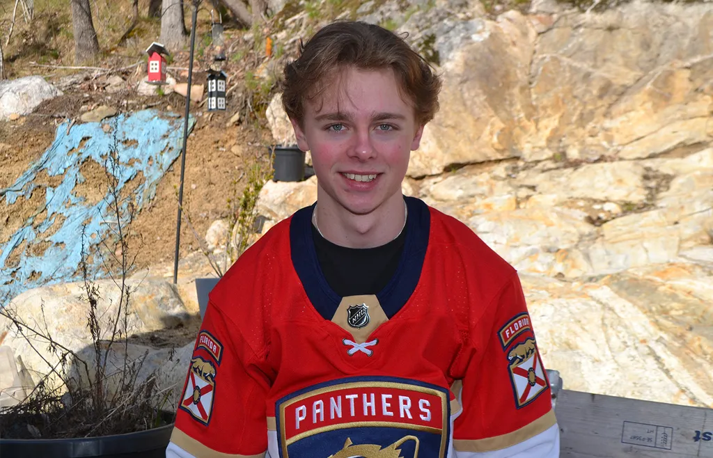 Ludvig Jansson efter NHL-draften 2022