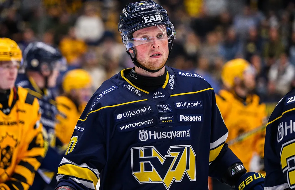 Oskar Stål Lyrenäs har haft en jobbig höst i HV71