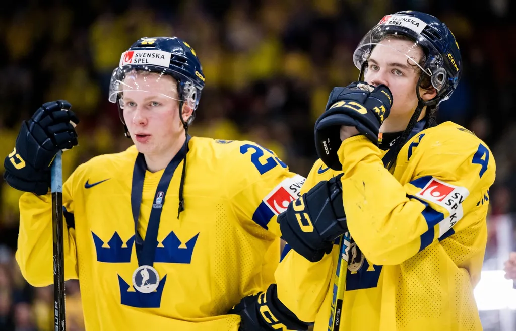 Otto Stenberg och Axel Sandin Pellikka deppar efter fjolårets finalförlust