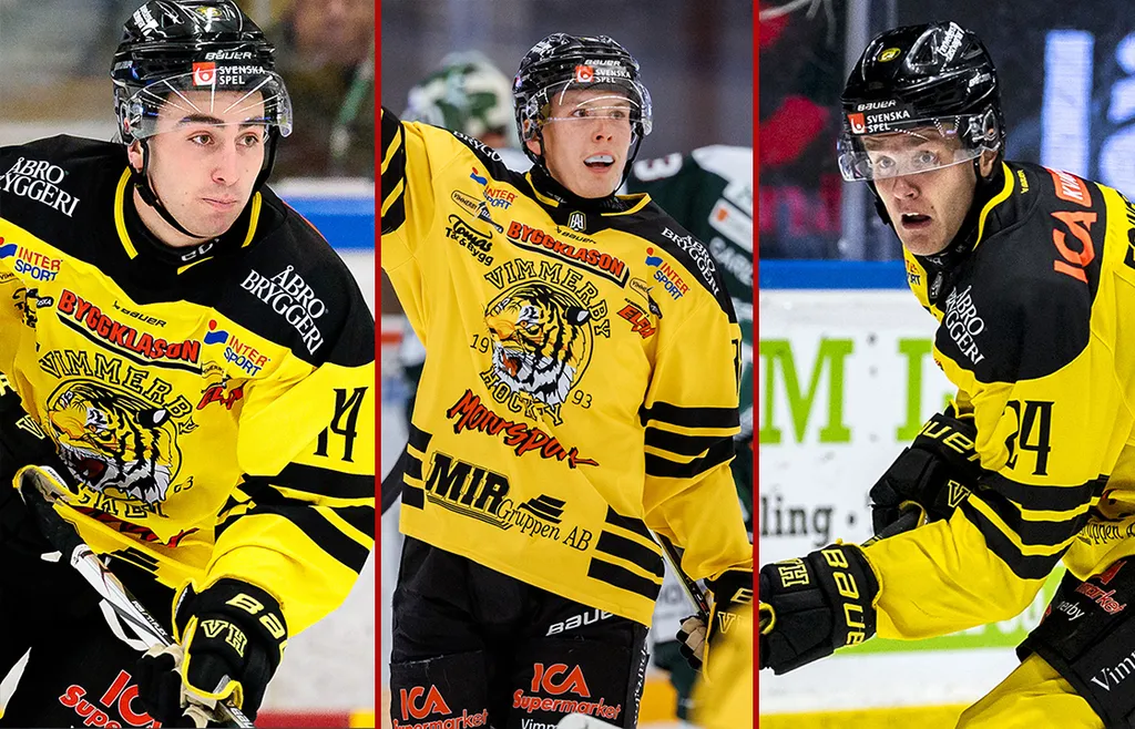 George Diaco, Eddie Levin och Hampus Eriksson bildar en vass kedja