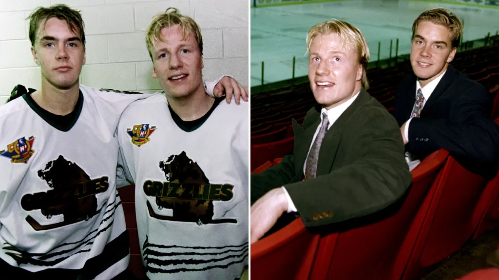 Tommy Salo och Niklas Andersson tillsammans i farmarlaget Grizzles