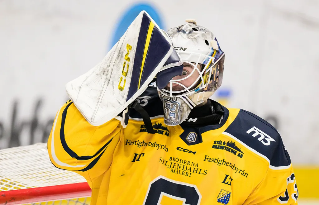 Claes Endre lämnar Gherdeina efter den historiska titeln. Foto: Bildbyrån.