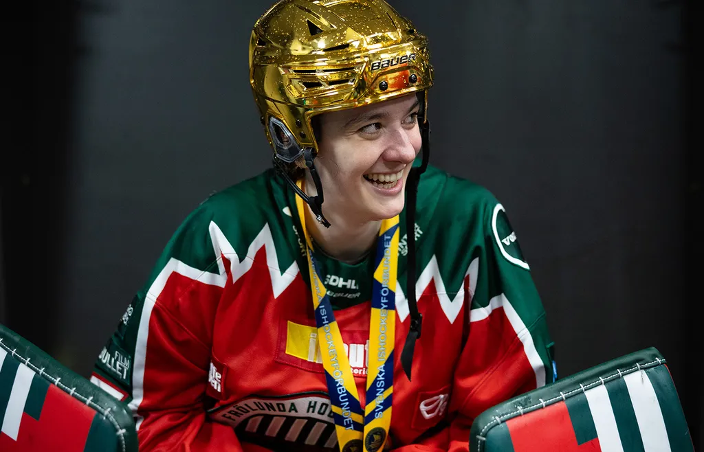 Stephanie Neatby vann SM-guld med Frölunda