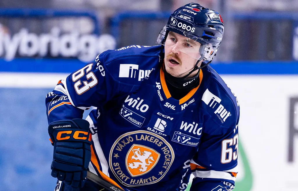Sebastian Aho väntas vara en nyckelspelare för Växjö under säsongen. 