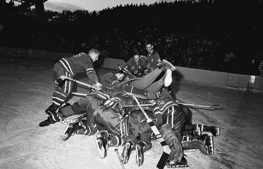 USA firar sin seger över Kanada i Squaw Valley-OS 1960