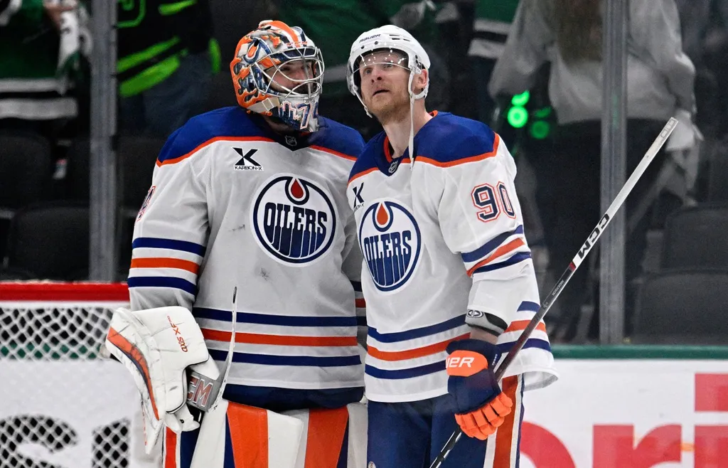 Stuart Skinner och Corey Perry