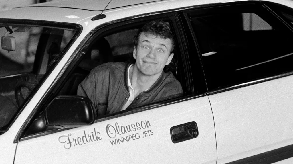 Fredrik Olausson rullade in till Winnipeg 1986. 
