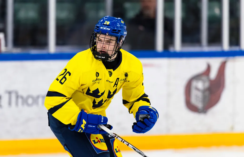 Vilgot Lidén flyttas upp i Leksands A-lag.
Foto: Bildbyrån