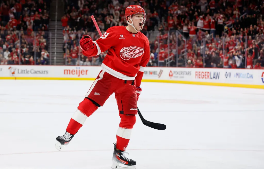 Lucas Raymond är en av de stora stjärnorna i Detroit.