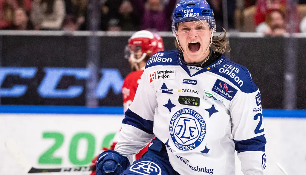 Anton Karlsson var med och spelade upp Leksand i SHL