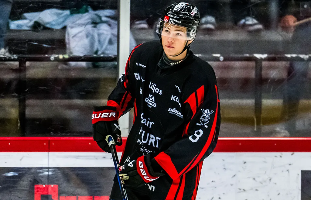 Leo Sahlin Wallenius under tiden i Nybro Vikings