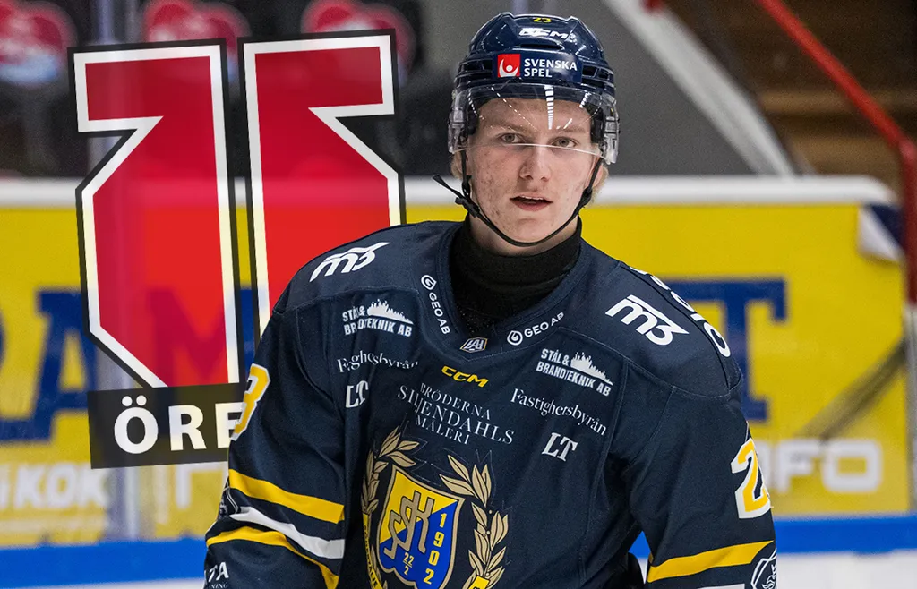 Är det för tidigt för Egor Polin att gå från HockeyAllsvenskan till SHL? FOTO: Jonathan Näckstrand/Bildbyrån