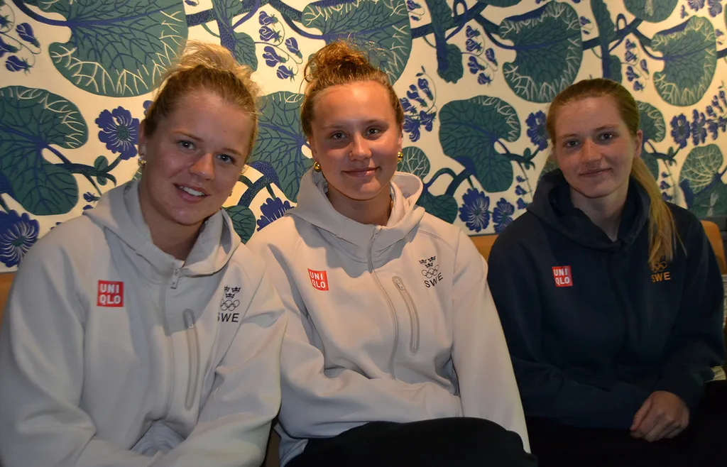 Mira Jungåker, Jenna raunio och Hilda Svensson
