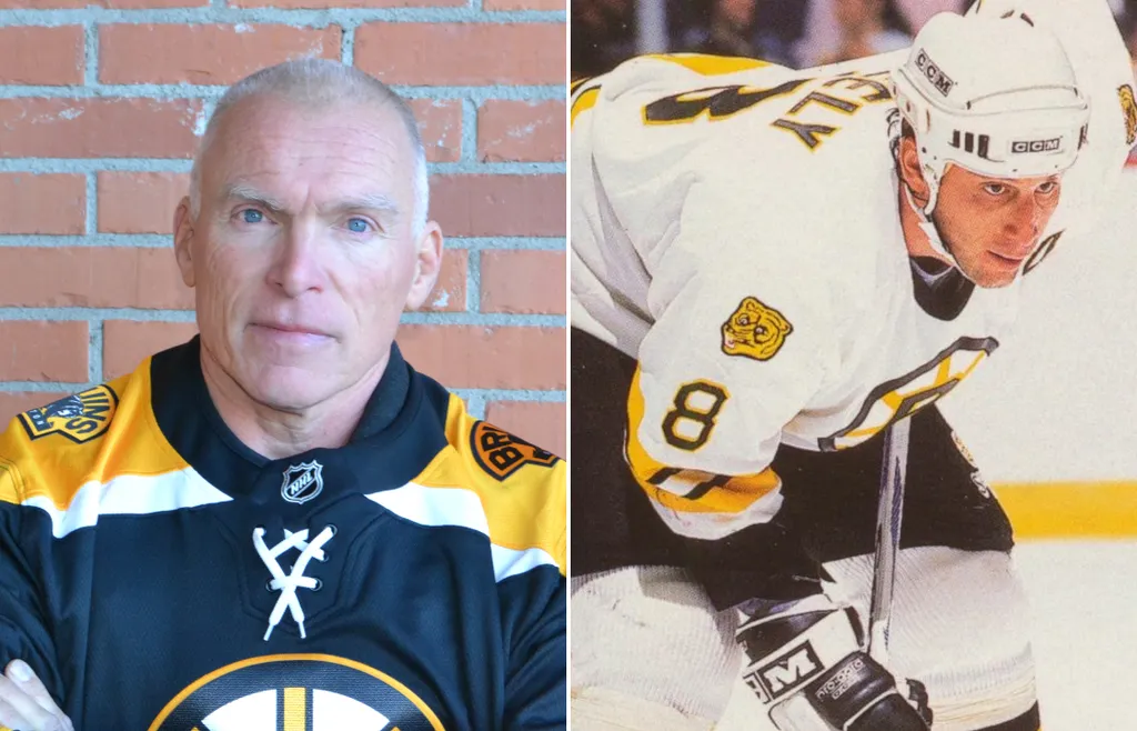 Mats Thelin och Cam Neely