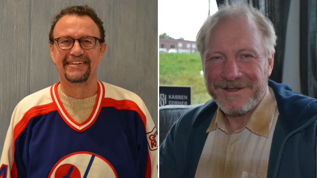 Fredrik Olausson och Thomas Steen blev bra vänner under tiden i Winnipeg. 