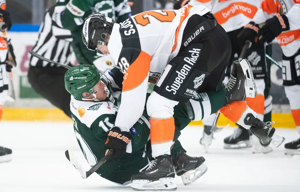 Bild från en match mellan Karlskrona och Tingsryd under säsongen