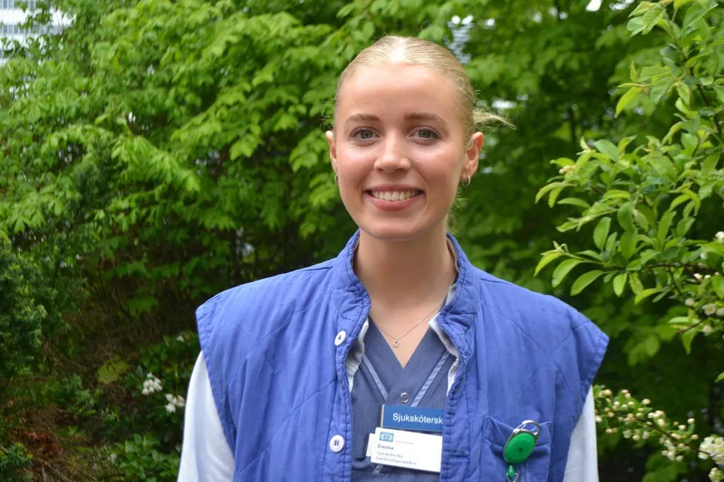 Emma Forsgren hoppas kunna fortsätta sitt jobb som sjuksköterska även i Skellefteå