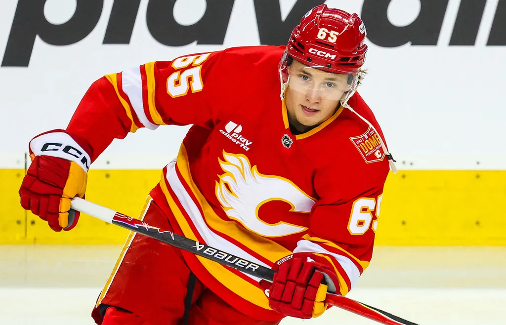 William Strömgren får chansen i NHL av Calgary Flames. 