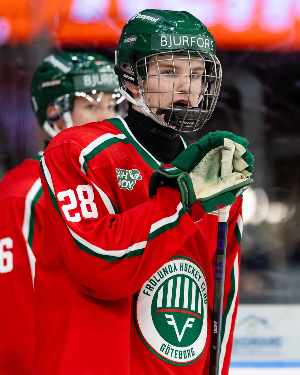 Axel Brøngel-Larsson inför SHL-mötet med Rögle 4 mars (inga minuter spelade)