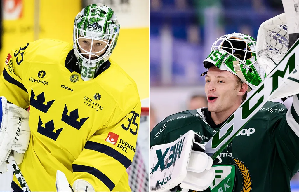 Carl Lindbom gick sedan till Färjestad och blev en landslagsmålvakt.