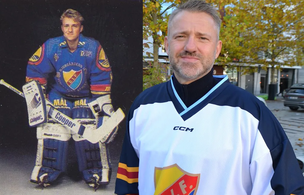 Joakim Persson i Djurgårdströjan.