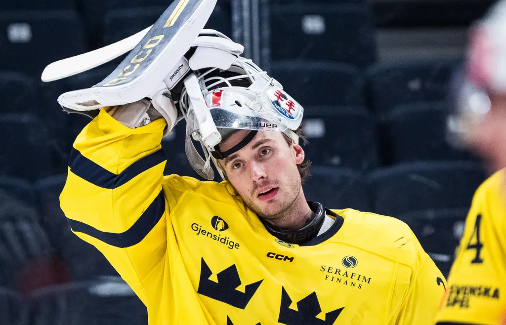 Jacob Johansson, här i Tre Kronors färger.