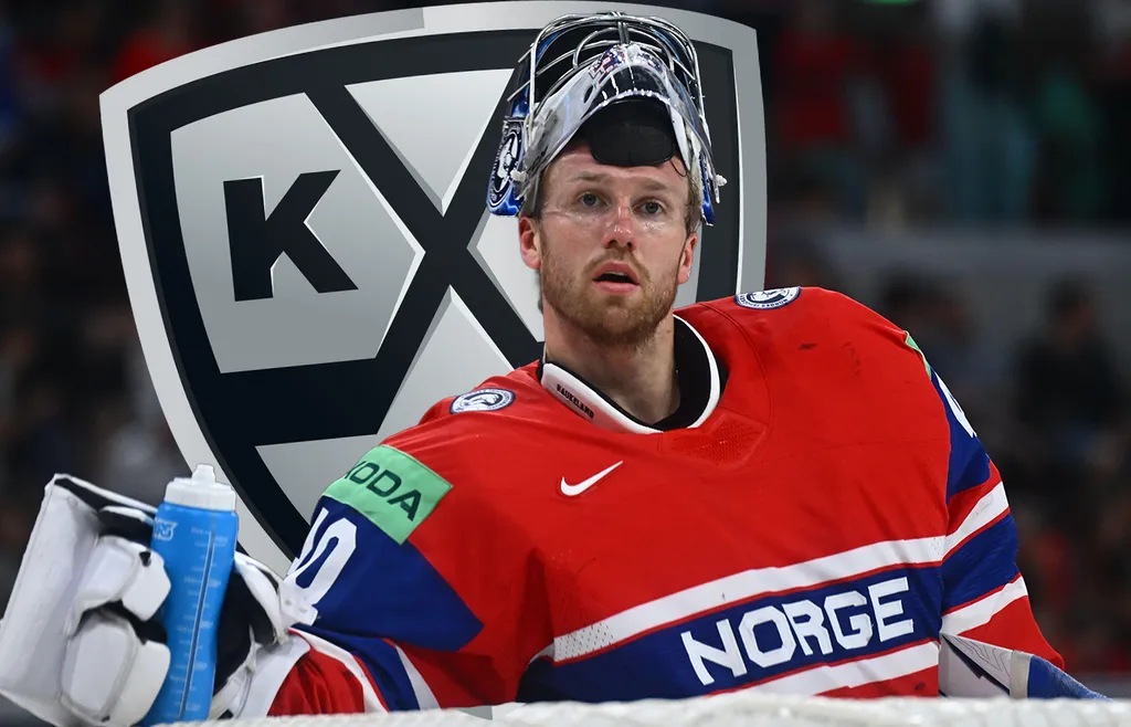 Henrik Haukeland förklarar beslutet att skriva på i KHL.